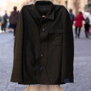 Overshirt con toppa