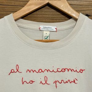 AL MANICOMIO HO IL PRIVE’ – S UNISEX BIO SABBIA (LIMITED EDITION PREMIUM JERSEY)