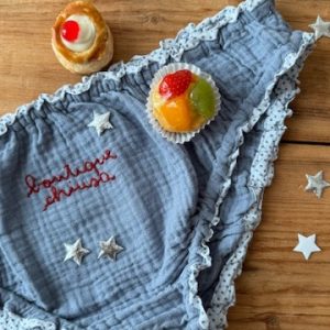 SLIP MUSSOLA AZZURRE TAGLIA S/M “BOUTIQUE CHIUSA”
