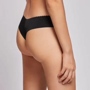 Slip Donna Brasiliana Gisela undies taglio laser 0210 col Nero/ Nudo
