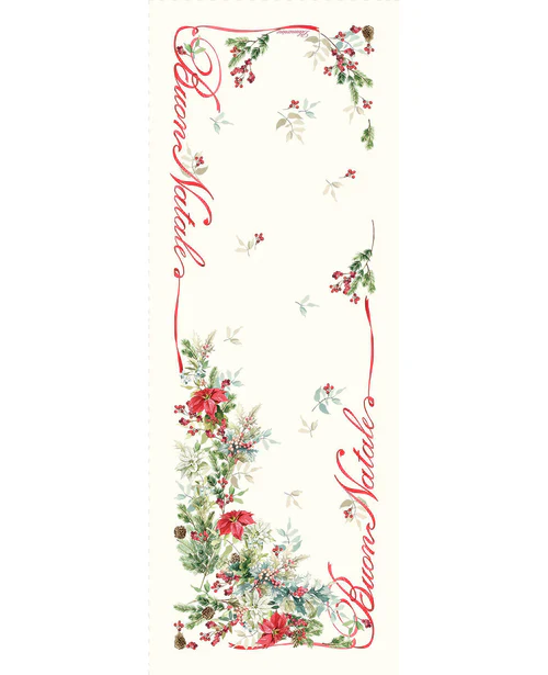 Vis a Vis - Runner christmas art Buon Natale Blumarine - immagine 2