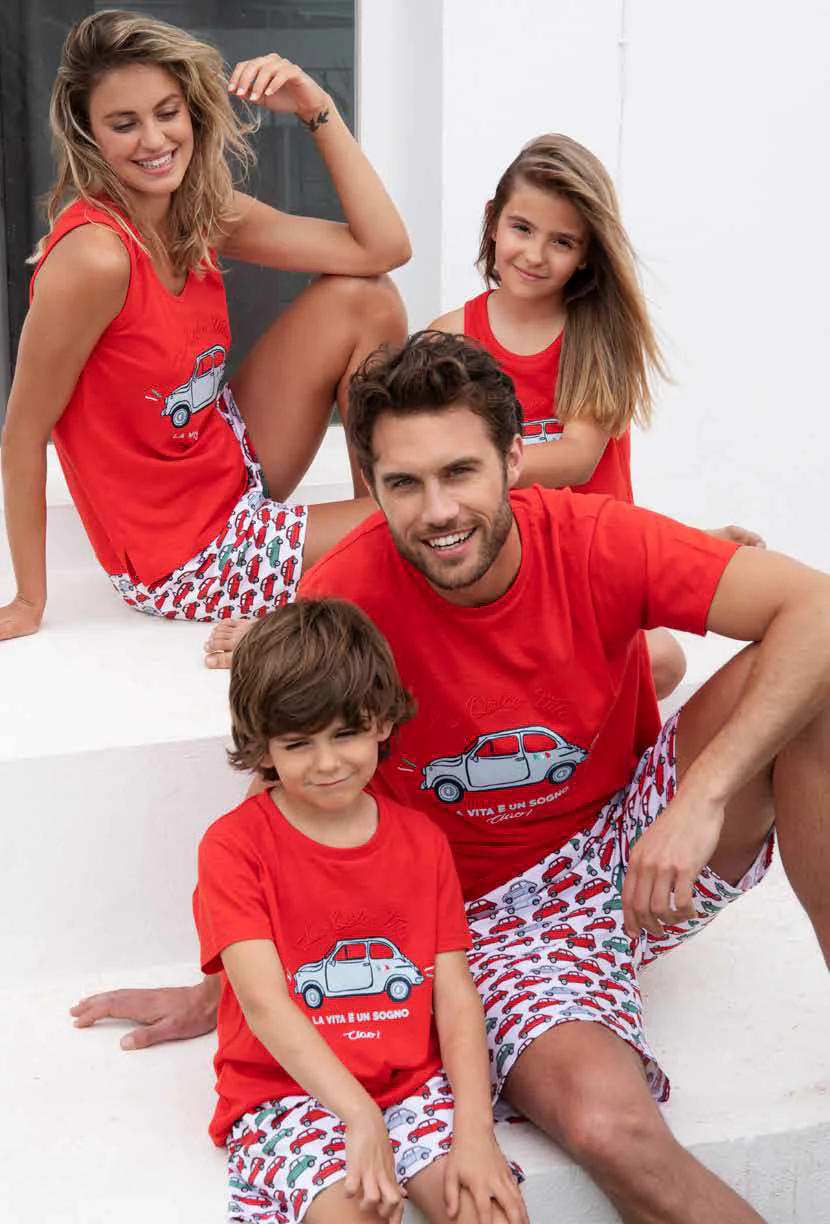 Pigiama Admas 500 Family Uomo Donna Bimbo Bimba - immagine 5