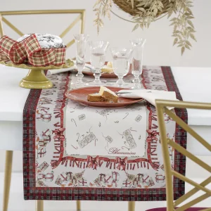Vis a Vis - Runner christmas art Festa Blumarine var rosso